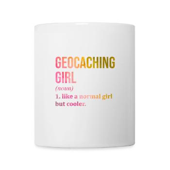 Geocache - Tasse - Weiß - Vorne