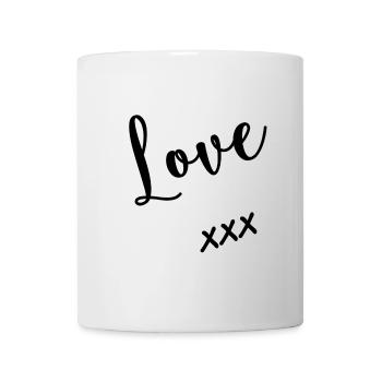 LOVE. COUPLE. JUST MARRIED. EVJF. SAINT VALENTIN. - Mug blanc - blanc - Devant