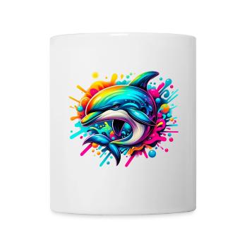 Delfin - Tasse - Weiß - Vorne