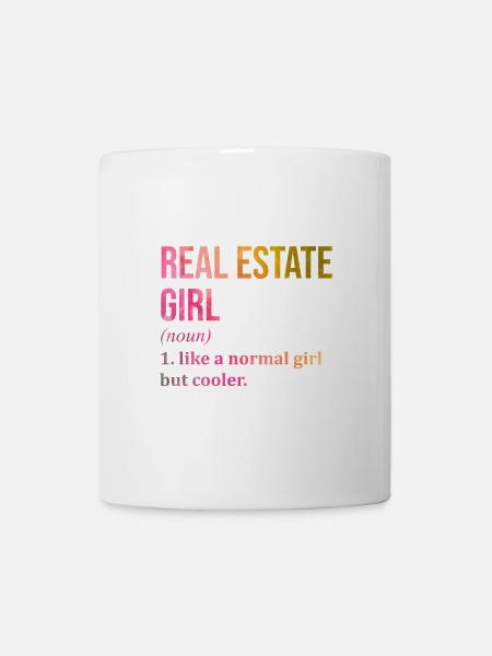 Immobilien Immobilien Immobilien - Tasse - Weiß