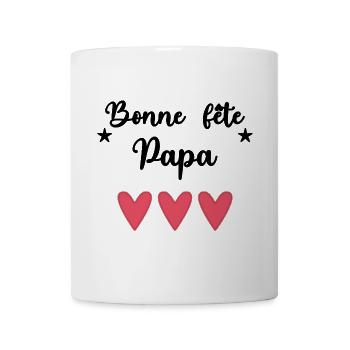 FROHER VATERTAG. PAPA - Tasse - Weiß - Vorne