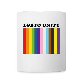 LGBTQ Pride Unity Inklusive Pride-Farben - Tasse - Weiß - Vorne