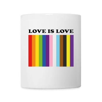 Love is love Inclusive Pride Colors - Mug - white - Front