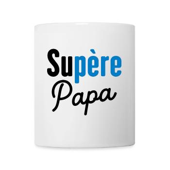 Super père papa Personnalisé - Mug blanc - blanc - Devant