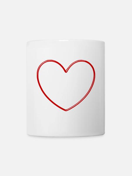 Valentinstag Geschenk Valentinstag - Tasse - Weiß