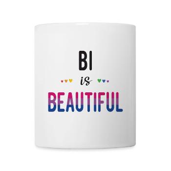 LGBT Pride Month - Bi is Beautiful - Mug - white - Front