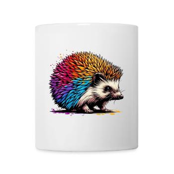 Hérisson - Mug blanc - blanc - Devant