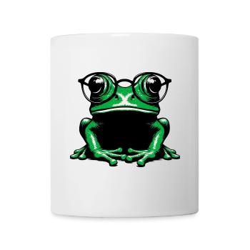 Frog with Glasses - Mug - white - Front