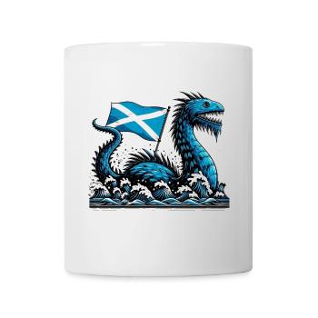 Schottland Ungeheuer von Loch Ness - Tasse - Weiß - Vorne