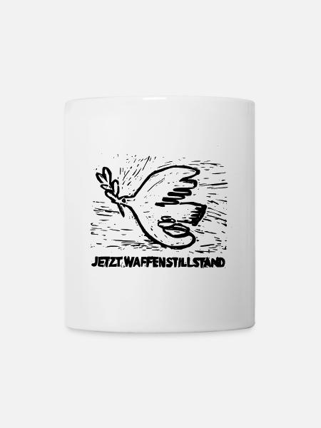 Frieden - Tasse - Weiß
