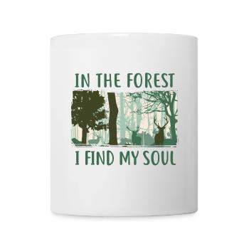 Im Wald finde ich meine Seele - Tasse - Weiß - Vorne