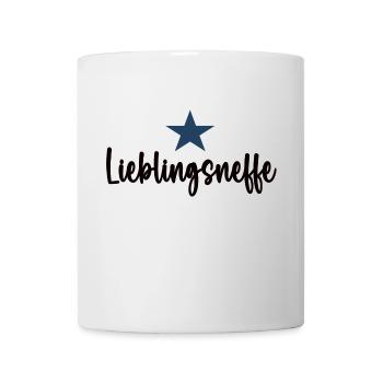 Lieblingsneffe Lieblings Neffen Bester Neffe - Tasse - Weiß - Vorne