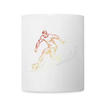 Soccer Player Sketch Vintage - Mug - white - Front