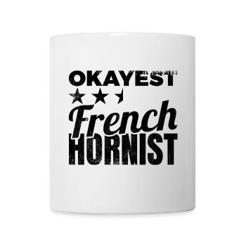 Okayest Waldhornist - Tasse - Weiß - Vorne
