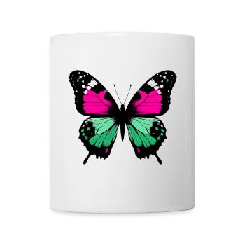 Schmetterling - Tasse - Weiß - Vorne