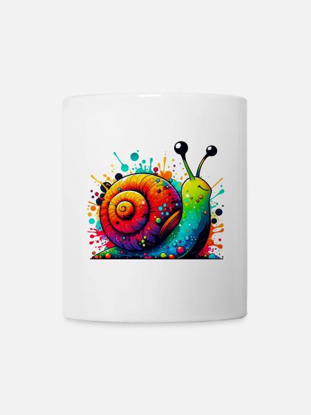 Escargot - Mug blanc - blanc