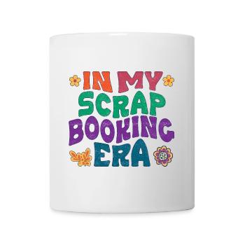 À l’époque du scrapbooking - Mug blanc - blanc - Devant