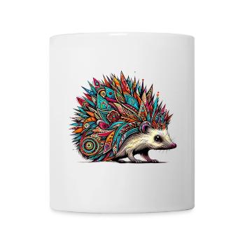 Hérisson - Mug blanc - blanc - Devant