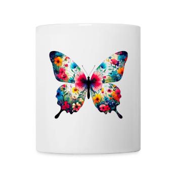 Schmetterling - Tasse - Weiß - Vorne