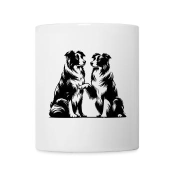 Border Collie - Mug blanc - blanc - Devant