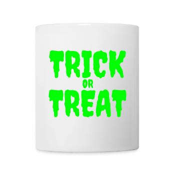 Glow-in-the-Dark Trick or Treat Design - Mug - white - Front
