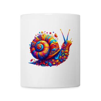 Escargot - Mug blanc - blanc - Devant