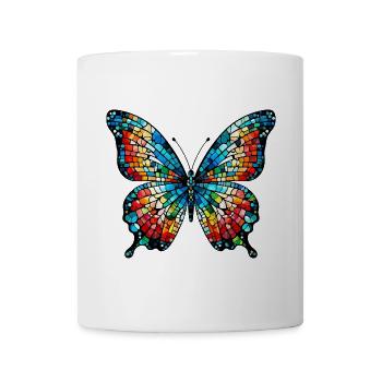 Schmetterling - Tasse - Weiß - Vorne