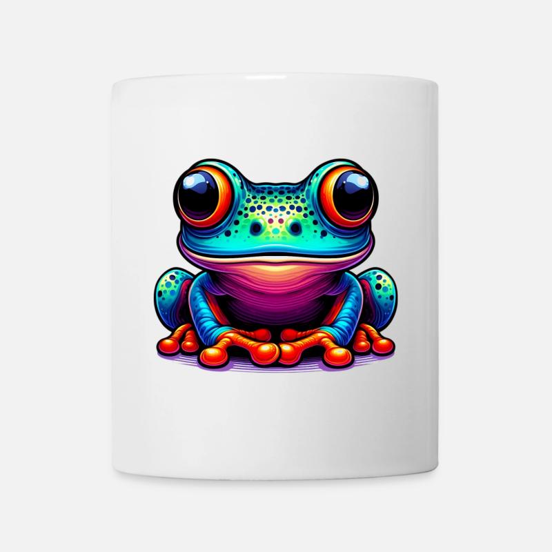Frosch - Tasse - Weiß