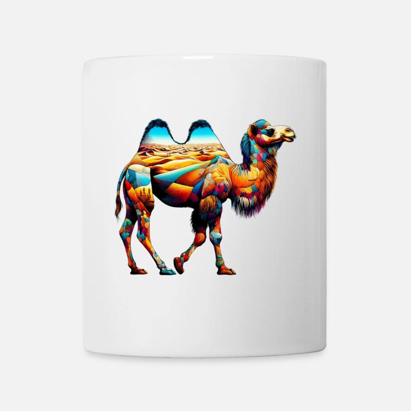 Kamel - Tasse - Weiß