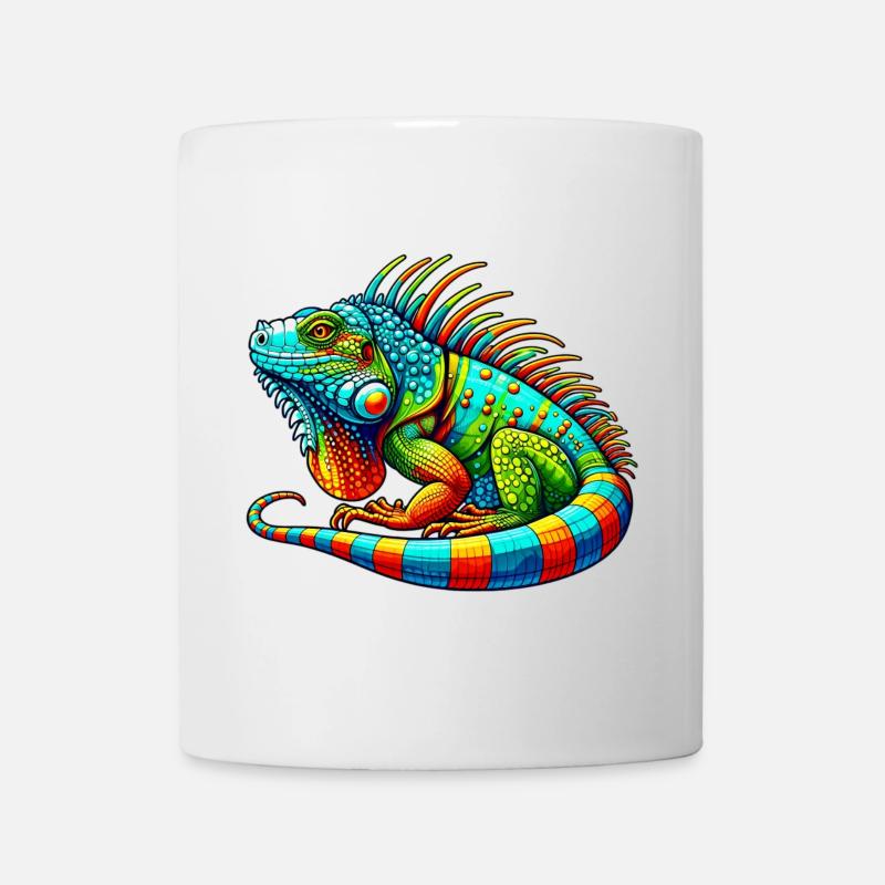 Iguane - Mug blanc - blanc