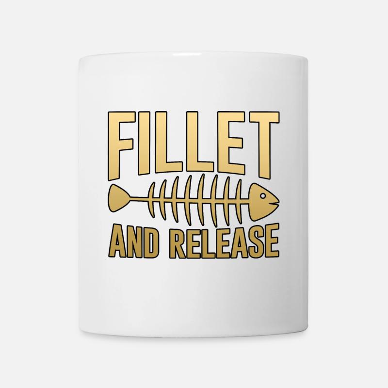 Fillet And Release 4 - Mug - white