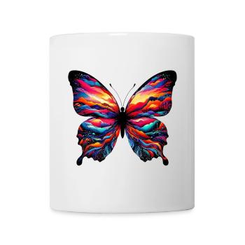Papillon - Mug blanc - blanc - Devant