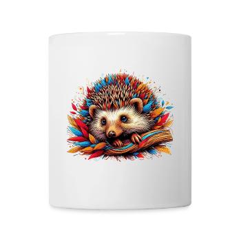 Hérisson - Mug blanc - blanc - Devant
