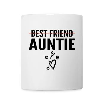 Promoted to Auntie - Best Friend to Auntie - Mug - white - Front
