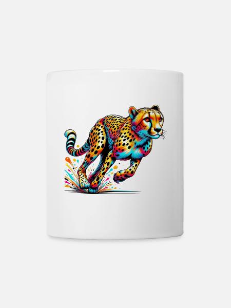 Gepard - Tasse - Weiß