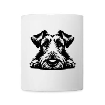 Irish Terrier Head with Paws - Mug - white - Front