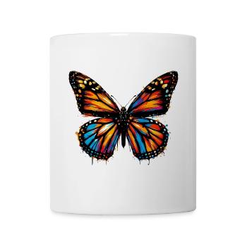 Papillon - Mug blanc - blanc - Devant