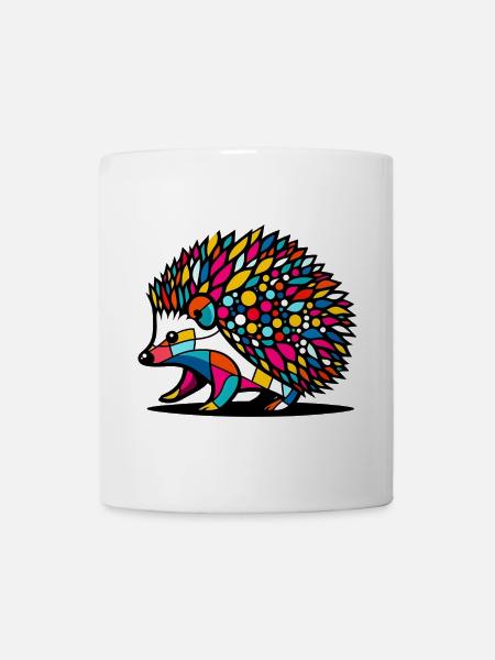 Igel - Tasse - Weiß