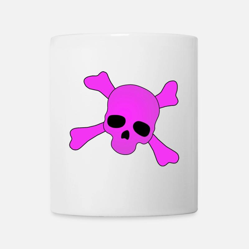 Pink Skull - Tasse - Weiß