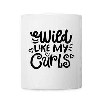 Locken Haare lockig - Tasse - Weiß - Vorne
