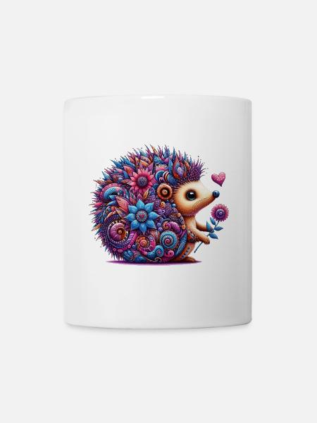 Igel - Tasse - Weiß