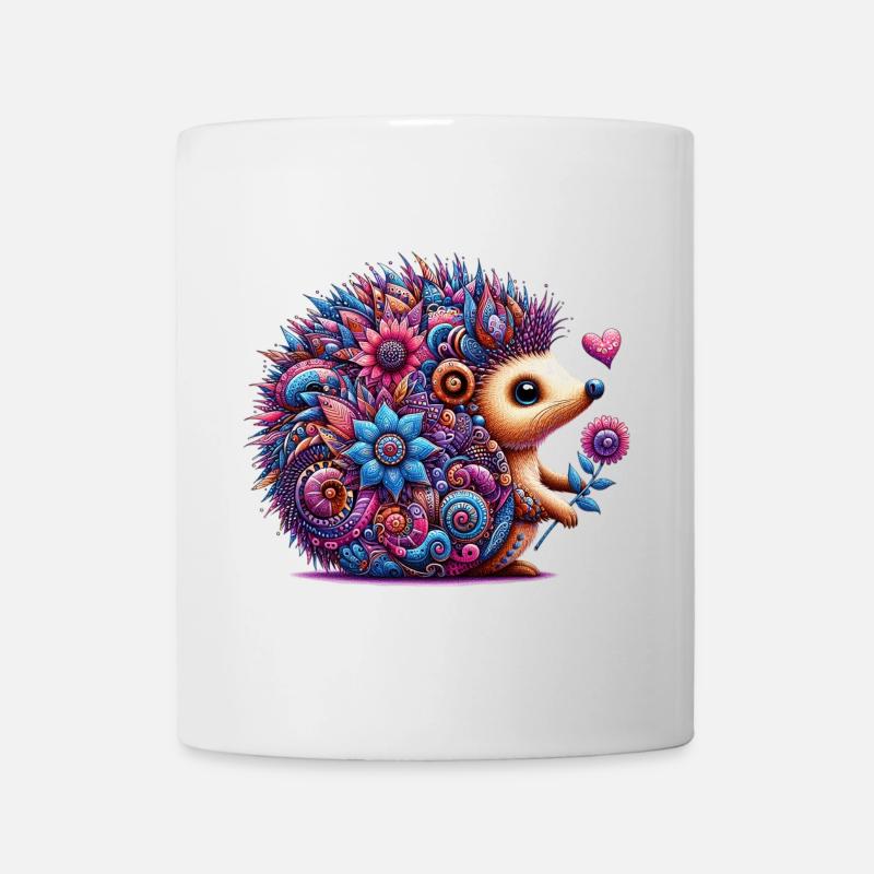 Igel - Tasse - Weiß
