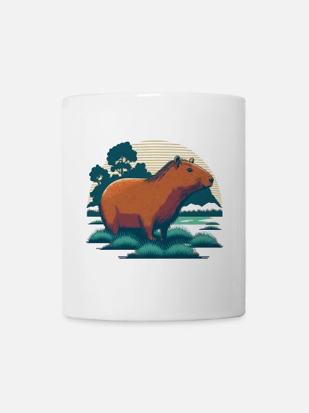 Wasserschwein - Tasse - Weiß