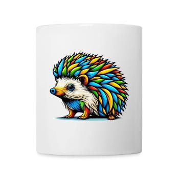 Hérisson - Mug blanc - blanc - Devant