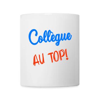 COLLEGUE. RETRAITE. RETRAITE. RETRAITEE - Mug blanc - blanc - Devant