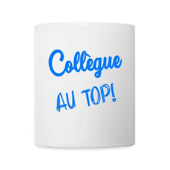 KOLLEGE. ANFANGEN. BESCHÄFTIGUNG. HUMOR. MANAGER. CHEF - Tasse - Weiß - Vorne