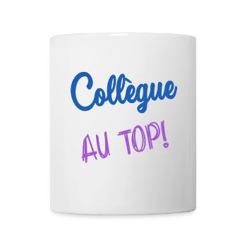 KOLLEGE. ANFANGEN. BESCHÄFTIGUNG. HUMOR. MANAGER. CHEF - Tasse - Weiß - Vorne