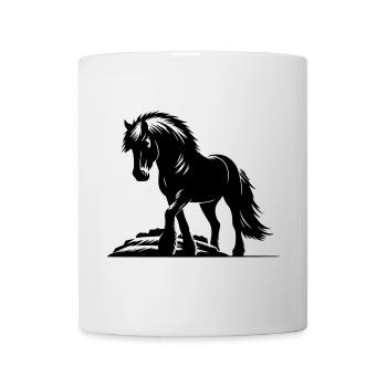 Pferd Isländer Islandpferd Islandpony - Tasse - Weiß - Vorne