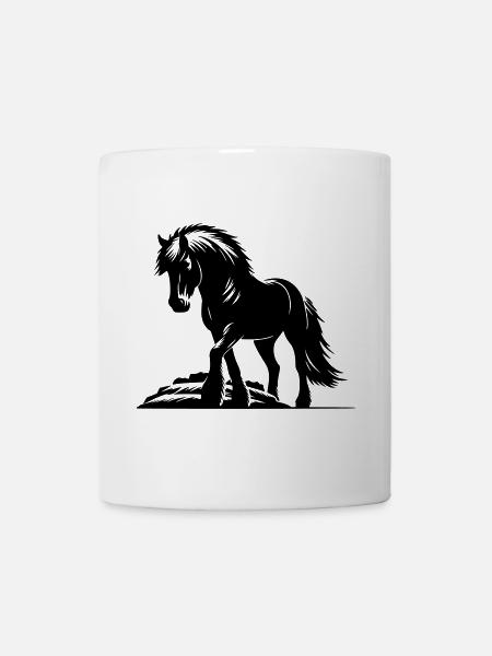 Pferd Isländer Islandpferd Islandpony - Tasse - Weiß