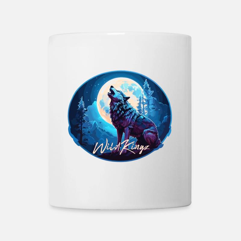 Wolf - Tasse - Weiß